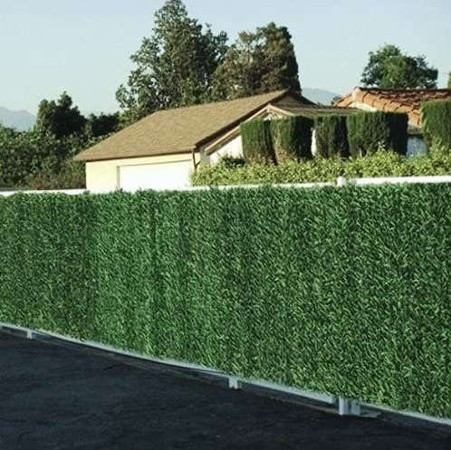 Floralcraft® - Siepe istantanea artificiale, effetto conifera, rotolo da 1 m di altezza x 3 m di lunghezza (100 x 300 cm), in plastica verde, offre privacy in giardino