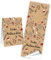 Logbuch-Verlag 25 Frohe Weihnachten Aufkleber 5 x 14,5 cm lang Lebkuchenmann Banderole Kraftpapier schwarz rot weiß