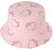 ZLYC Männer Frauen Sommer Fischerhüte Obst Hut, Erdbeere, Rose., One Size