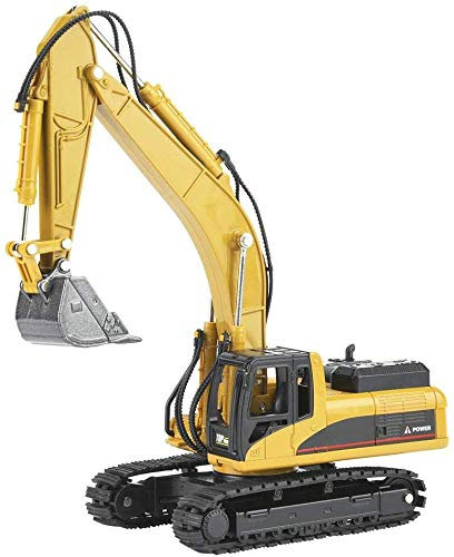 VGEBY1 Excavatrice sur Chenilles, Modèles de Véhicules de Construction en Alliage Jouets 1:50 Mini Voiture Ingénierie Jouet Pelle Véhicule Jouet