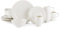 Mikasa Swirl White 16 Piece Dinnerware Set, Service for 4