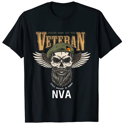 Herren NVA DDR Armee Shirt Stolzer Veteran Geschenk T-Shirt