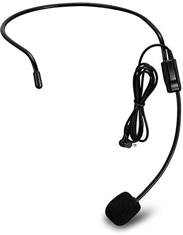 SHIDU Flexibles Kabelmikrofon 3,5-mm-Audiostecker für den Sprachverstärker M800 M100 S40 und andere 3,5-mm-Aux-Audiogeräte