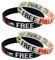 Free Palästina Silikonarmband, Palestine Zeichen Handring, Inspiration Dekoratives Armband, Save Gaza Charms Manschette Armreif