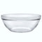 Acan Tradineur - Cuenco redondo de vidrio, modelo Lys, bol para mezclar, ensaladera apilable, apto para microondas y lavavajillas, cocina - 26 x 10,5 cm