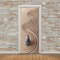 A.Monamour Türtapete Selbstklebend Türfolie Türposter 3D Zen Sand Garten Meditationsstein Konzept Für Balance Harmonie Entspannung Vinyl Folie Türdeko Tapete Wandbild Türaufkleber 85 x 215 cm