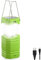 Solar Camping Lantern, Ultra Bright Collapsible Hand Crank LED Flashlight, Portable Wind Up Tent Light, USB Charging, Electronic Lamp for Outdoor and Emergencies