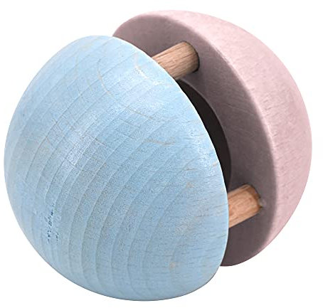 Voggenreiter 1243 Kugel-Glöckchen „Beady“ (blau/rosa) Klangspielzeug