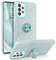 YINLAI für Samsung Galaxy A52 Hülle Glitzer Handyhülle Samsung A52S mit 360 Grad Ring Ständer Magnetische Auto Halterung Stoßfestes Cover Case Hülle für Samsung A52/A52S 5G,Silber Mint