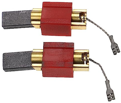 vhbw 2x Balais de charbon pour moteur 5 x 15 x 30mm compatible avec Miele W914(DE), W918(DE), W920, W921(NL), W923(DE), W924, W926 machine à laver