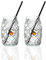 BestPlug Malibu Gläser Ananas Pineapple 2 Stück originale Cocktailgläser Cocktailglas Glas Set, transparent