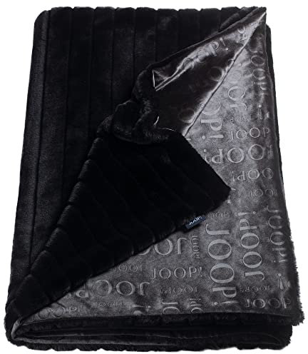 Joop! Wohndecken Glam schwarz - 002 130x170 cm