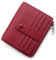 Porte Carte de Crédit Cuir Véritable Homme Femme RFID Blocage Portefeuille Cuir Petit Porte Carte Slim avec Poche à Monnaie, Porte Feuille avec 14 Emplacements et Petit Porte Monnaie (vin rouge)