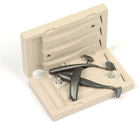FatFish V21-3C Köderform aus weichem Kunststoff, Köderherstellung, Spritzgussform für Do-It Angelköder, 7,6 cm