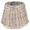 Clayre & Eef Lampenschirm Ø 20x15 cm Braun Rattan Lampenschirm aus Rattan