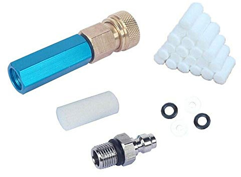 Wresetly PCP Hand Pump Air Compressor Easy Refill Oil Water Separator for Air Treatment Filter