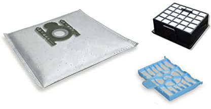 20 Staubsaugerbeutel Kallefornia K28 + HEPA Motor Filter-Set geeignet für Siemens Z2.0 VSZ2NB102 - Set Motorschutzfilter Staubbeutel HEPA Filterset