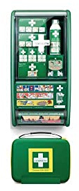 Cederroth First Aid Station Set DIN 1315, Erste-Hilfe-Wandstation mit Soft Foam & DIN-Verbandkoffer