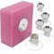 Lot de 5 Porte-Savons Magnétiques à Ventouse | Design Simple & Fixation Puissante | Acier Inoxydable | Support Mural | sans Perçage | Salle de Bain | Cuisine | WC