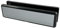 10 UPVC Sleeved Door Letter Box Plate - Silver Flap with Black Surround (20-40mm)