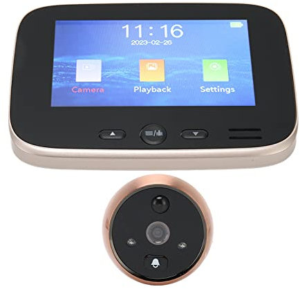 4.3 Inch Digital Door Detector Night Visible Recorder Doorbell Hole Camera 1080p HD Home Security Camera for Home