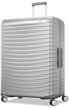 Samsonite Framelock Hartschalengepäck mit Spinnrollen, Silber, Carry-on Spinner, Framelock Hartschalengepäck mit Spinnrollen