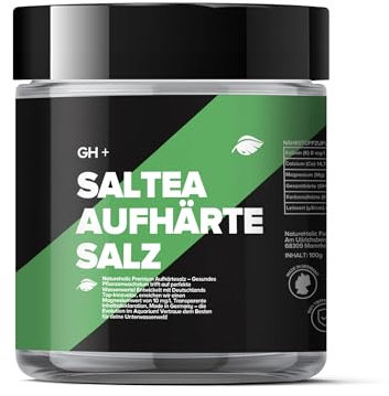 NatureHolic GH+ Salt | Aufhärtesalz zur Erhöhnung der Gesamthärte | Für gezieltes Aufhärten im Aquarium | Optimal für Aquarienpflanzen| Remineralisiert Osmosewasser | Menge 100 g