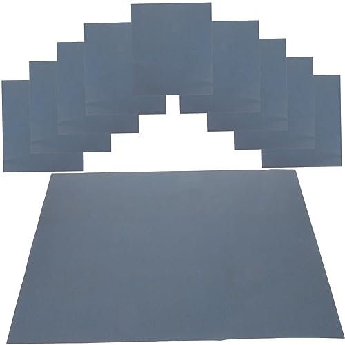 Sosoport 10 Blatt Haustierklaue Sandpapier Käfigzubehör Austauschbare Vogelkäfig Einlage Vogelkäfig Einlage Sandpapier Käfig Pad Vogelkäfig Versorgung Vogel Schleifpapier