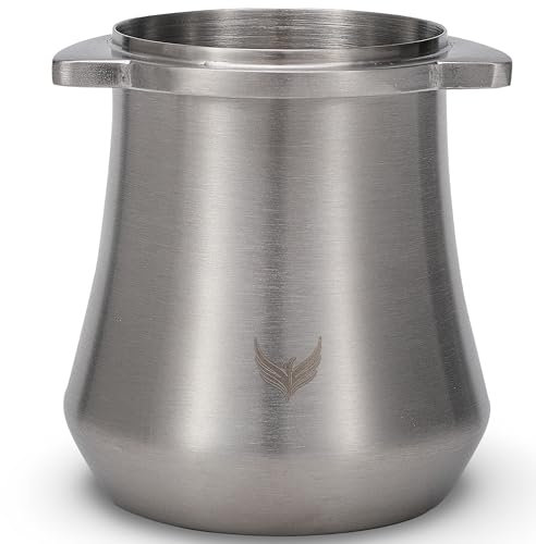 KNODOS Espresso Dosing Cup 54 mm for Breville Espresso Machine and Grinders, Stainless Steel Coffee Beans Dosing Cup 54 mm with Grinder Activating Tab Premium Espresso Tools