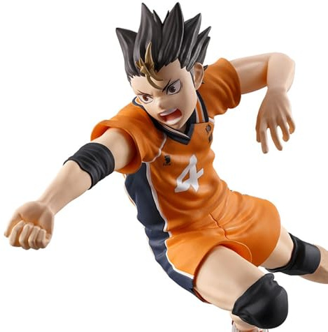 Xinnice Haikyuu!! Figur Modell Anime Nishinoya Yu Sammelfigur PVC-Statue Cartoon Desktop Ornament Anime Charakter Geschenk für Fans, 10cm