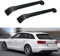 RUIHAHA 2 Stück Auto Querträger Dachträger für Audi A6 Avant 4G5, 4GD, C7 2011 2012 2013-2018 Skiträger für Dachträger Dachreling Relingträger Dachgepäckträger,A-Black