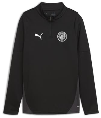 PUMA Manchester City FC Kids' Training 1/4 Zip Top Longsleeve Tee 25/26