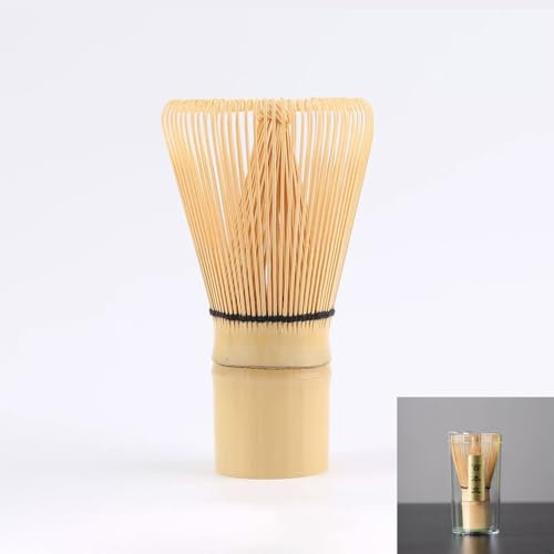 Fouet matcha en bambou naturel,fouets à matcha traditionnelle faite à la main,matcha kit ceremonie japonais, fouet bambou thé matcha pour la cérémonie du thé,la boisson 100 Dents
