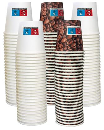 SWEEPING,2000 Bicchierini Caffè monouso,tazzine caffe in carta da 75ml - Modelli assortiti