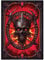 Fantasy North - Book of The Dead - Spell Book Series I - 100 Textured Matte TCG Card Sleeves - Fits Magic MTG Commander Pokemon and Other Card Games - Playing Card Sleeves (Red)