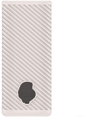 Slim Profile Silicone Cover Perfectly Tailored to Fit the Shape of For Skullcandy Dime Earphones (Meters white)