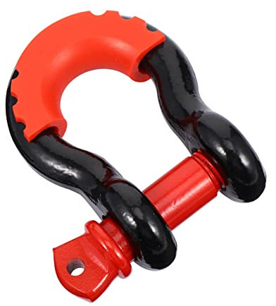 FUNOMOCYA Gancio Di Traino Anello Di Rimorchio in Acciaio Grillo Standard Da 23 Mm Di Grilli A U Resistenti Per Traino Professionale E Domestico Protezione Per Paraurti E Riduzione Di Rumore