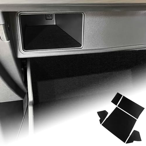 KUNKGIC Für Seat Leon Cupra Leon Cupra Formentor 2020-2025 Co-Pilot Aufbewahrungsbox Schutzaufkleber Werkzeugkasten Dekorative Aufkleber 5 Stück (Polyester)