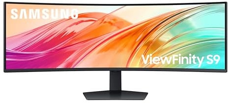 Samsung S95UC Monitor PC 124,5 cm [49] 5120 x 1440 Pixel Dual QHD LCD Nero (Samsung ViewFinity S9 S49F950UAU sk?rm)