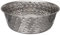 Loving Pets Ruff-N-Tuff Diamond Plated Dog Bowl Stainless Steel Heavy Weighted Dish - X-Large - 4.7 Litre