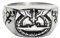 MK-art Militaria Ring, Deutscher U-Boot Ring U552 Erich Topp, Der rote Teufel