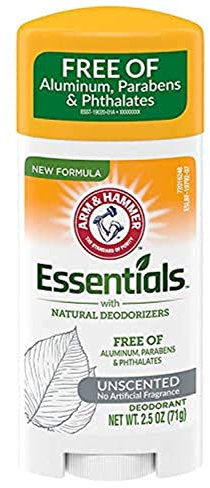 ARM & Hammer Essentials Solid Deodorant, ohne Duft, 3 Stück