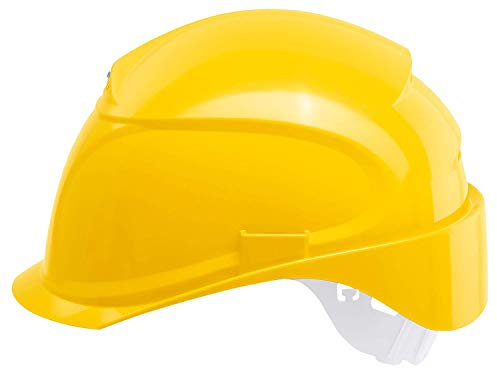 Uvex Airwing B-S Schutzhelm - Belüfteter Arbeitshelm für die Baustelle - Gelb Gelb