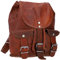 Gusti Cityrucksack Leder - Lena kleiner Rucksack Vintage Braun Leder Damen