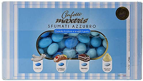Confetti Maxtris, Sfumato Azzurro, Gusti assortiti