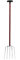 Cofan 09519332 - Horca con mango (metal, 280 x 1450 mm, 5 puas)