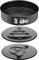 ORIGINAL KAISER Kaiser 3-in-1 Motiv Springform Weihnachten sehr Gute Antihaftbeschichtung attraktive Designs zum einfachen Dekorieren 3in1 Funktionalität, Stahl, black, 26 cm, 3-Einheiten