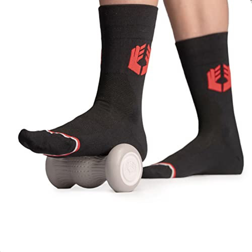 ROLL Recovery | R3 – Orthopädischer Fuß- und Plantarfaszien-Massageroller (Meersalzgrau)