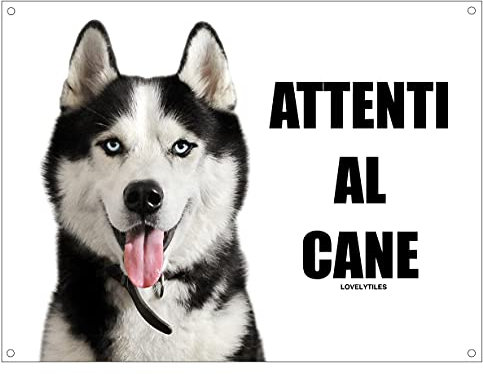 SIBERIAN HUSKY Hundeschild Mod 3 Blechschild