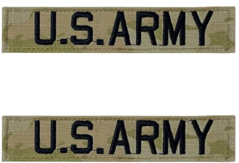 Vanguard Armee-Namensklebeband, mit Haken, bestickt auf OCP (2 Stück), Ocp Digital, Small